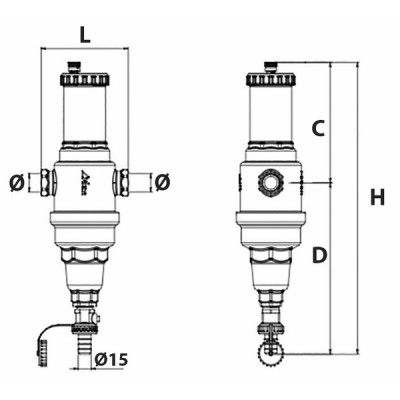 Датчик потока caleffi 626600